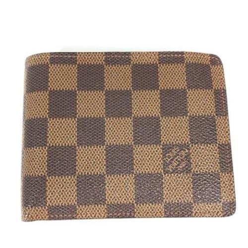 Pre-owned Fabric wallets Louis Vuitton Vintage , Brown , Dames