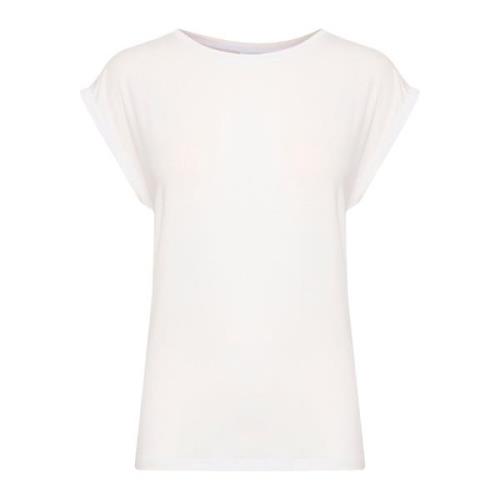 Adeliasz T-Shirt Top in Bright White Saint Tropez , White , Dames