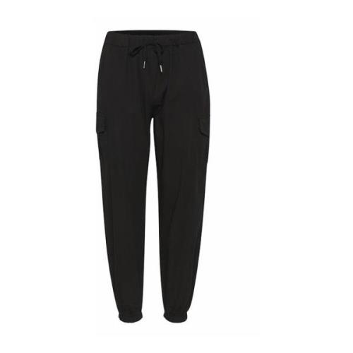 Cryvette Pant Pitch Black Cream , Black , Dames