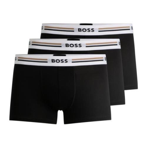 Zwarte Revive Trunks Mannen Boss , Black , Heren