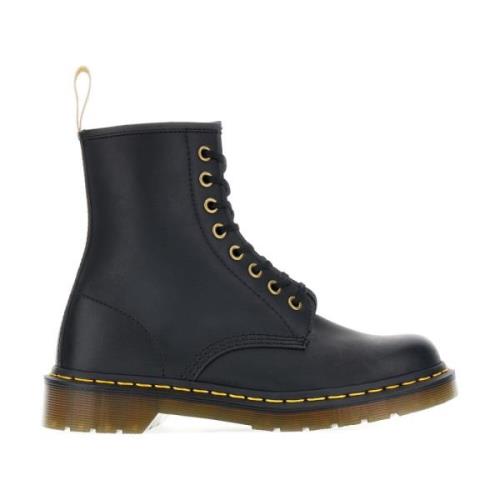 Klassieke Leren Laarzen Dr. Martens , Black , Dames