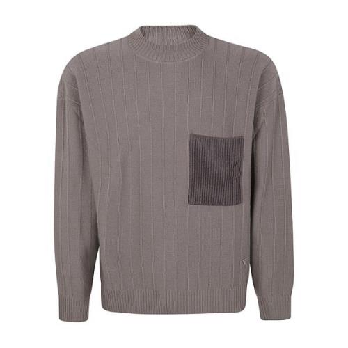 Wierook Pullover Sweater Emporio Armani , Beige , Heren