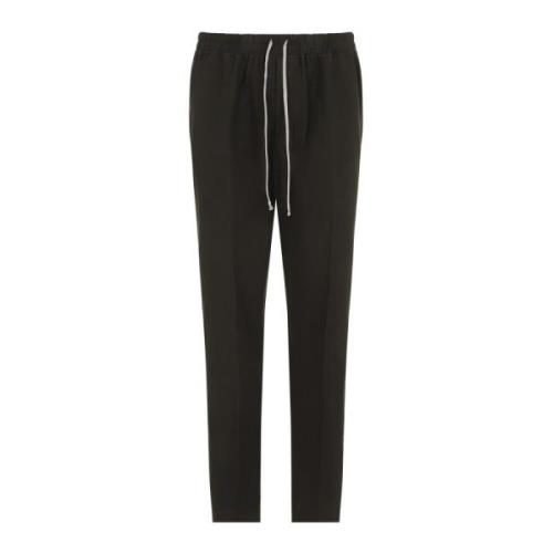 Bos Trekkoord Lange Broek Rick Owens , Black , Heren