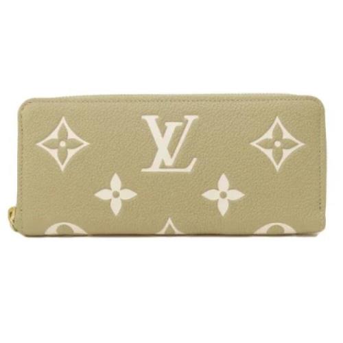 Pre-owned Fabric wallets Louis Vuitton Vintage , Beige , Dames