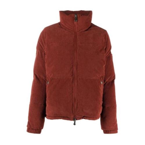 Corduroy Puffer Jacket Pyrenex , Brown , Dames