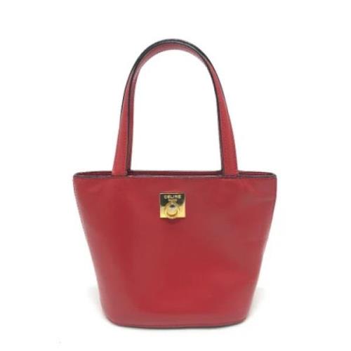 Pre-owned Leather celine-bags Celine Vintage , Red , Dames