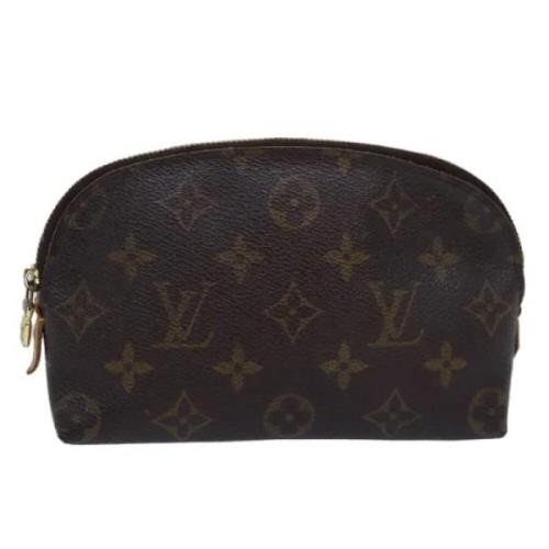 Pre-owned Canvas pouches Louis Vuitton Vintage , Brown , Dames