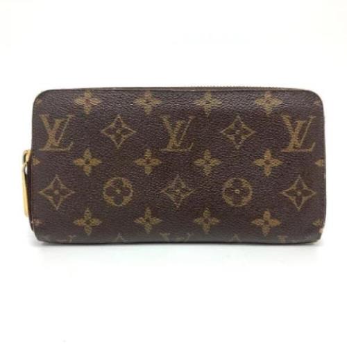 Pre-owned Canvas wallets Louis Vuitton Vintage , Brown , Dames