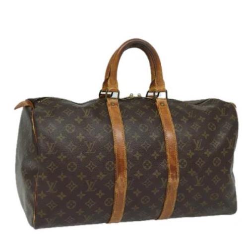 Pre-owned Canvas travel-bags Louis Vuitton Vintage , Brown , Dames