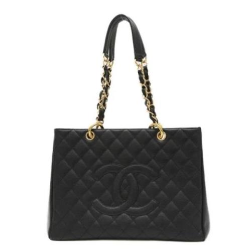 Pre-owned Leather chanel-bags Chanel Vintage , Black , Dames