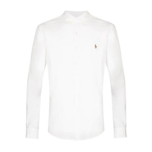 Witte Oxford Slim Fit Overhemd Polo Ralph Lauren , White , Heren