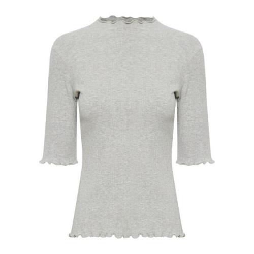 Opal Gray Melange T-shirt met korte mouwen Karen by Simonsen , Gray , ...