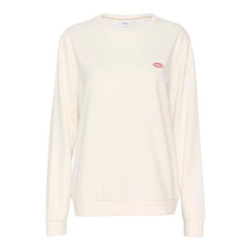 Fanilesz Sweatshirt Ice Saint Tropez , Beige , Dames