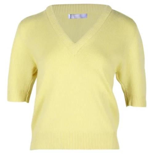 Pre-owned Wool outerwear Chloé Pre-owned , Yellow , Dames