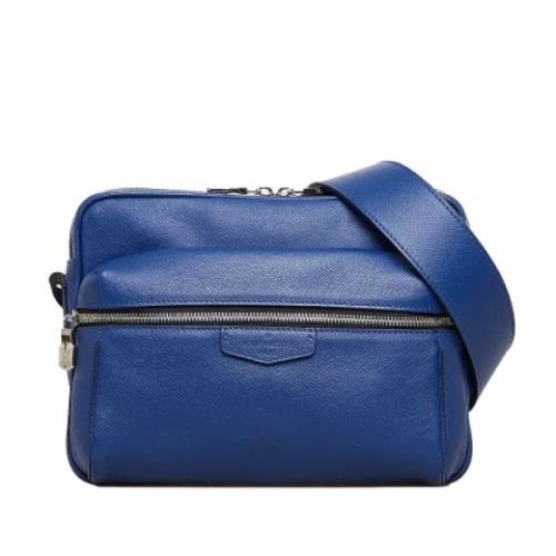 Pre-owned Leather louis-vuitton-bags Louis Vuitton Vintage , Blue , Da...