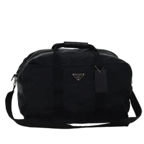 Pre-owned Nylon travel-bags Prada Vintage , Black , Dames