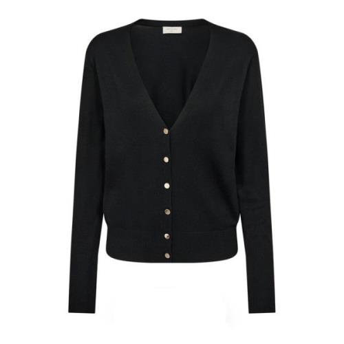 Zachte en stijlvolle Katie Cardigan Freequent , Black , Dames