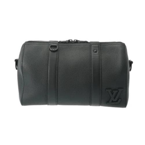 Pre-owned Leather louis-vuitton-bags Louis Vuitton Vintage , Black , D...