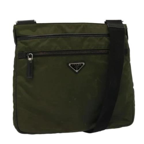 Pre-owned Nylon prada-bags Prada Vintage , Green , Dames