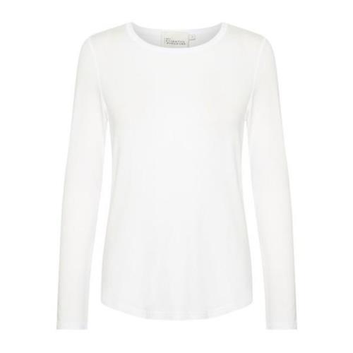 Modal Blouse Top & T-Shirt My Essential Wardrobe , White , Dames