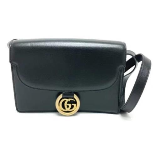 Pre-owned Leather gucci-bags Gucci Vintage , Black , Dames