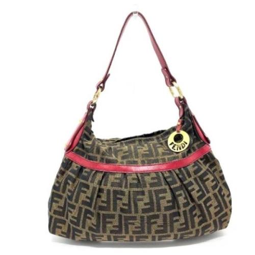 Pre-owned Leather fendi-bags Fendi Vintage , Brown , Dames