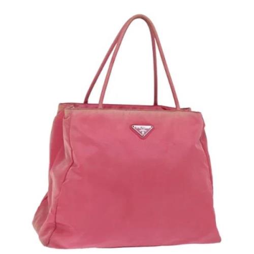 Pre-owned Nylon totes Prada Vintage , Pink , Dames