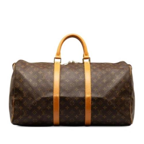 Pre-owned Canvas louis-vuitton-bags Louis Vuitton Vintage , Brown , Da...