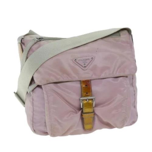 Pre-owned Nylon prada-bags Prada Vintage , Pink , Dames