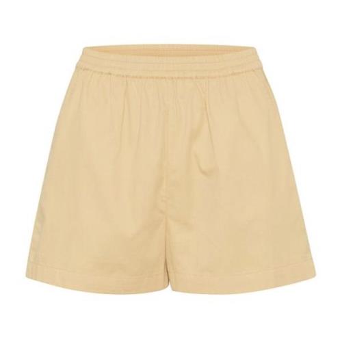 Eenvoudige Elastische Taille Shorts & Knickers Saint Tropez , Beige , ...