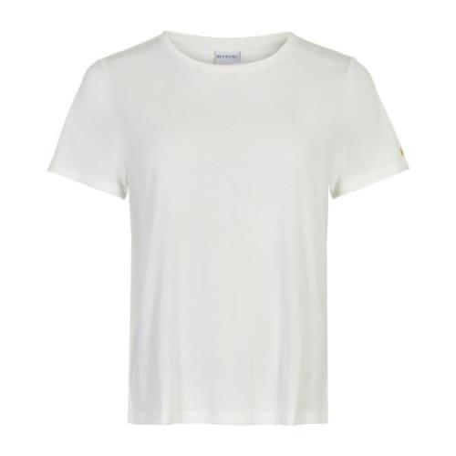 Nina T-Shirt met Hartdetail IN Front , White , Dames