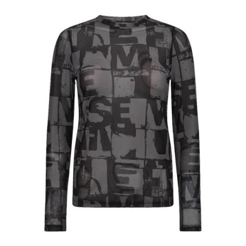 Zachte en stijlvolle Cora Blouse met coole print Copenhagen Muse , Bla...