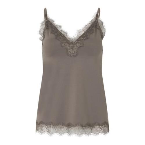 Vrouwelijke Kant Top Rosemunde , Gray , Dames