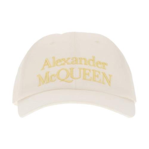 Stijlvolle Hoeden Collectie Alexander McQueen , White , Heren