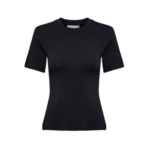 Klassiek Zwart T-Shirt voor Dames Gestuz , Black , Dames