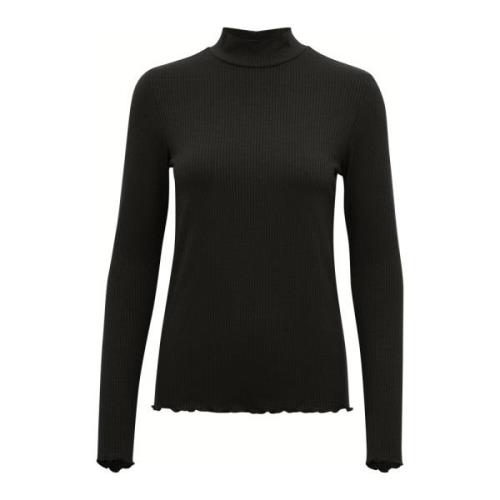 Long Sleeve Tops Kaffe , Black , Dames