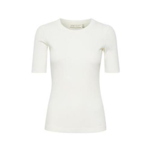 Slim Fit Dagnalw T-Shirt Topper InWear , White , Dames