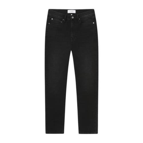 Slim Fit Jeans Les Deux , Black , Heren