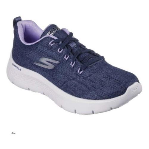 Go Walk Flex - Gebreide Sneakers Skechers , Blue , Dames