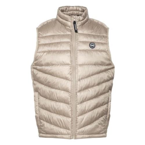 Puffer Vest Jack & Jones , Beige , Heren