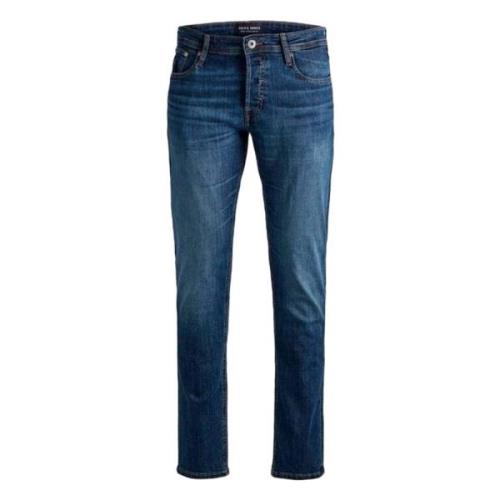 Tapered Fit Lange broek Jack & Jones , Blue , Heren