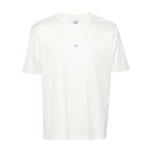 Wit Jersey No Gravity T-shirt C.p. Company , White , Heren