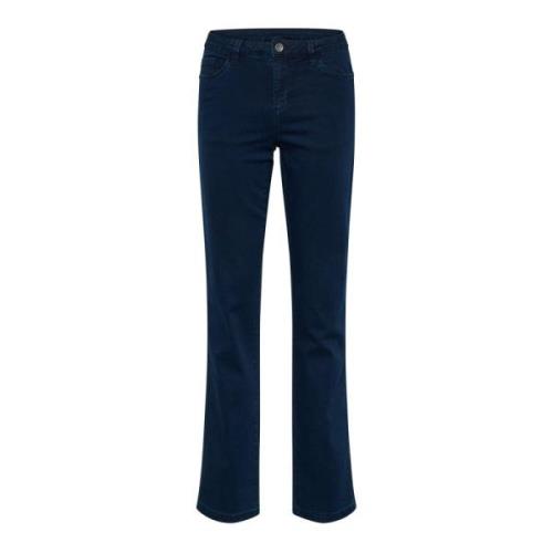 Flared Jeans Kaffe , Blue , Dames