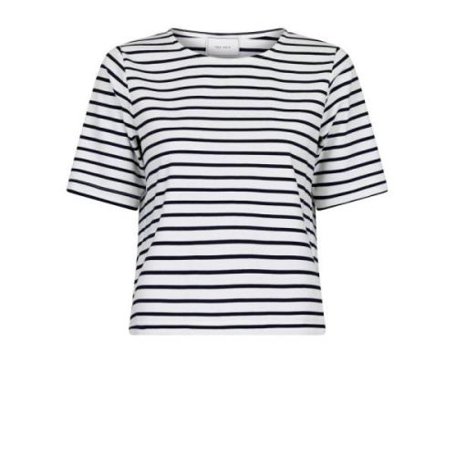 Gestreept T-shirt Soanie Navy Neo Noir , Multicolor , Dames