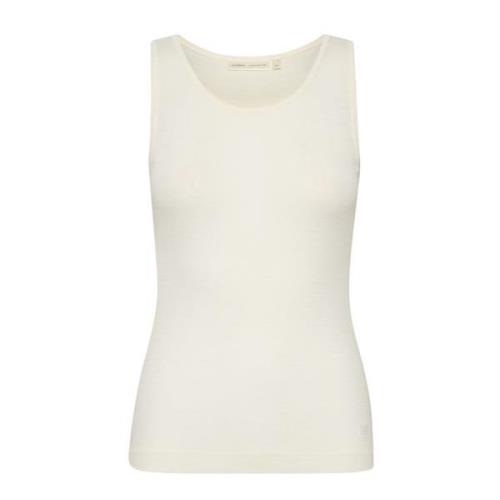 Witte Tank Top InWear , White , Dames