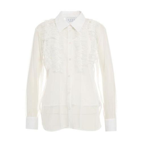 Witte Shirts Aw24 Dameskleding Kaos , White , Dames