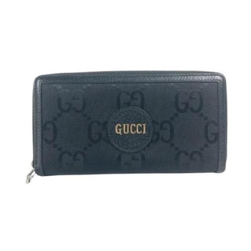 Pre-owned Leather wallets Gucci Vintage , Black , Dames