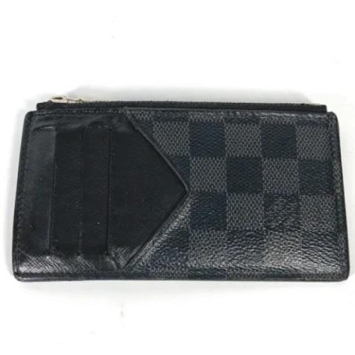 Pre-owned Fabric wallets Louis Vuitton Vintage , Black , Heren