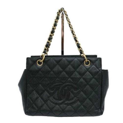 Pre-owned Leather chanel-bags Chanel Vintage , Black , Dames