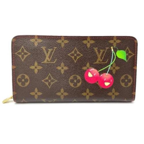 Pre-owned Canvas wallets Louis Vuitton Vintage , Brown , Dames